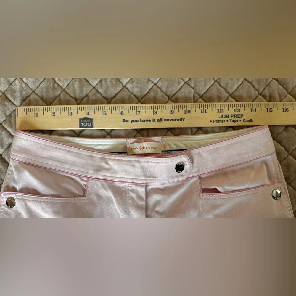 Tory Burch Blush Pink High‎ Rise Tailored Pants Size 4 Preppy Country Club